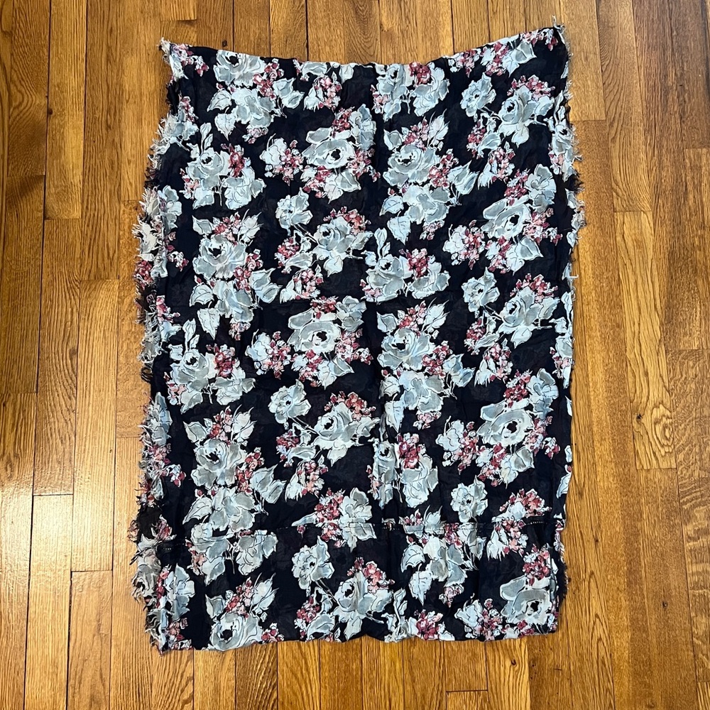 Aéropostale Blue Floral Infinity Scarf